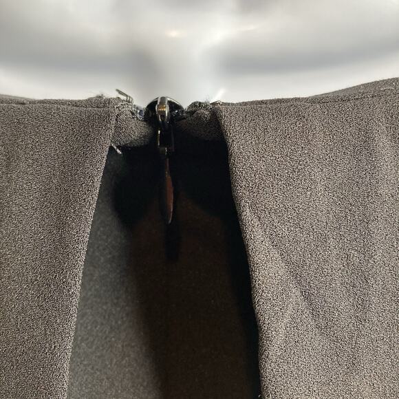 Calvin Klein Black Elegant Cape Overlay Dress Size 22W Minimalist Old Money - Picture 11 of 12